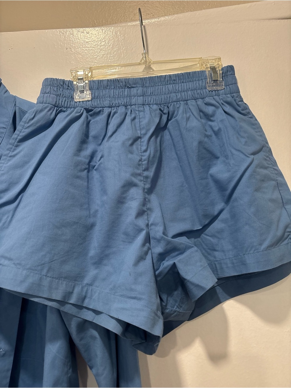 Abercrombie Blue Button-Up Shirt and Shorts Set - Picture 3 of 4